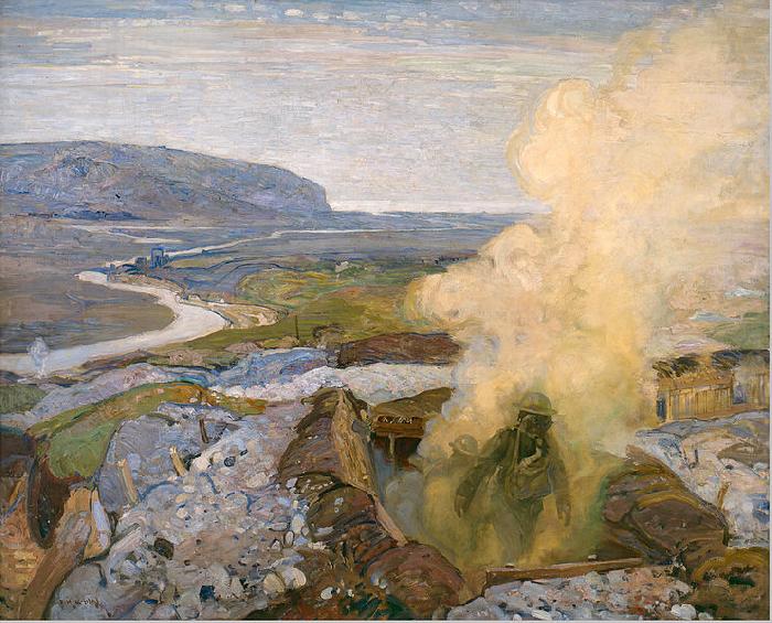 Gas Chamber at Seaford, Frederick Horsman Varley